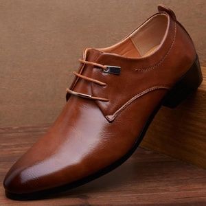 Business Leather Luxury Italian Shoes - Men
